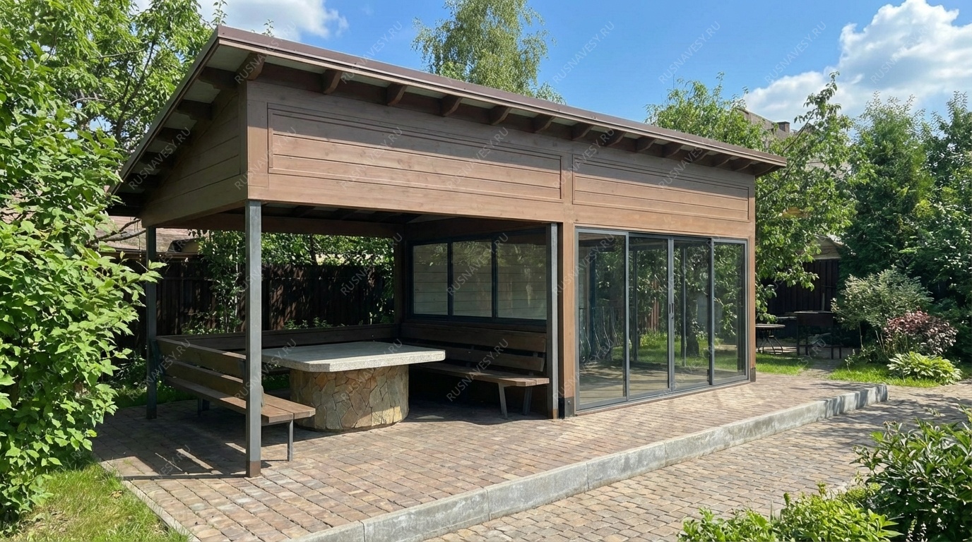 Летняя кухня Милино фото 1