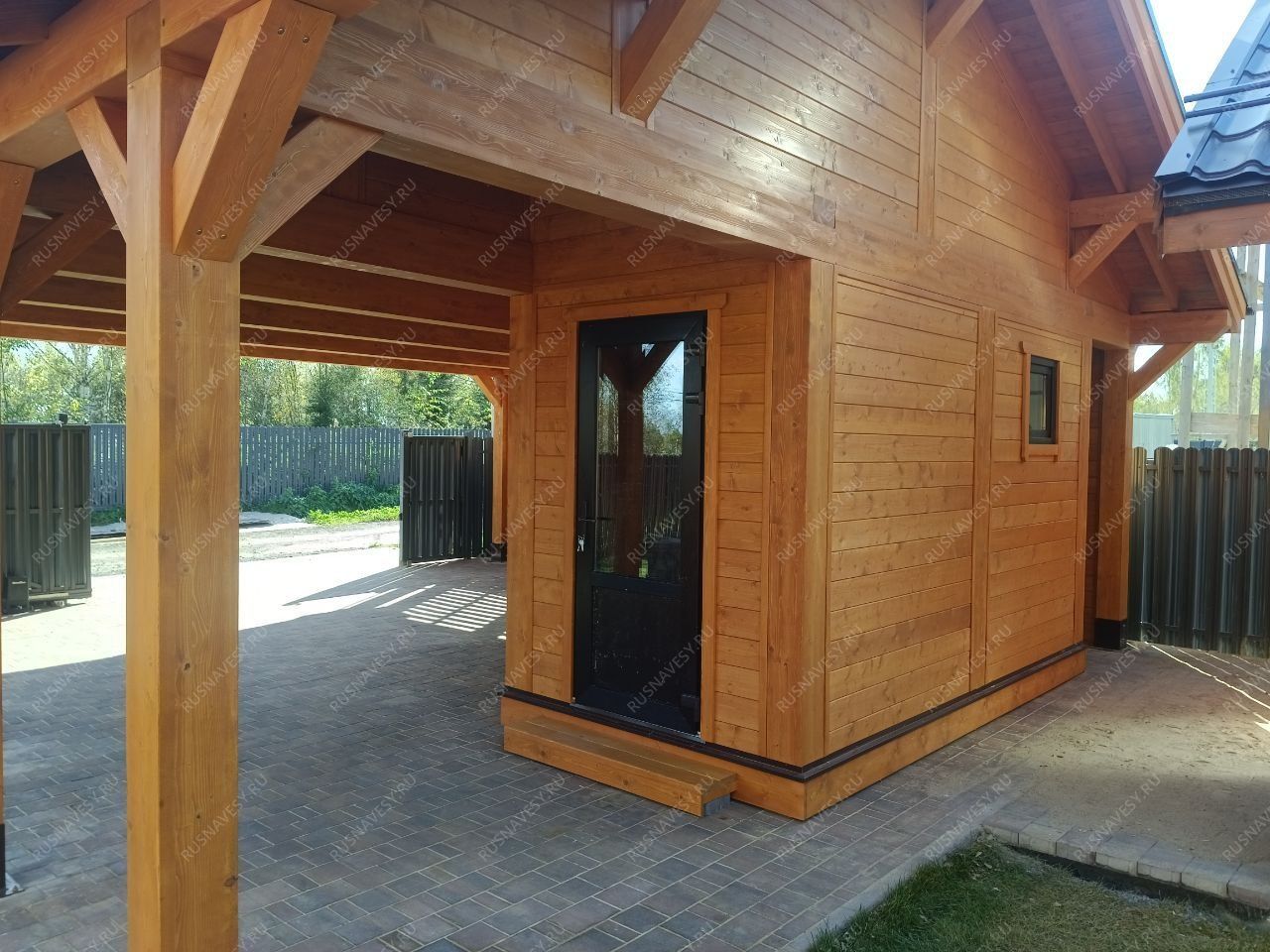 Навес для машин с хозблоком ШЕЛТЕР фото 5